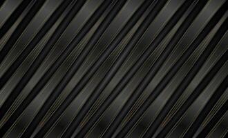 Abstract black bronze stripes and lines corporate background vector