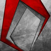 Red and grey grunge abstract tech corporate background vector