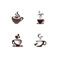 Coffee Cup icon And Symbol Vector Template Illustration