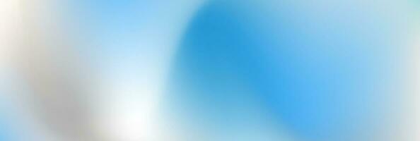 Blue and grey smooth blurred gradient abstract background vector