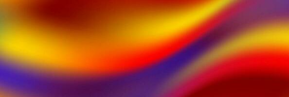 Colorful blurred smooth liquid waves abstract background vector