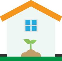 Eco House Green vector