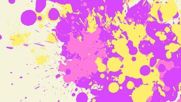 Colorful Splatter Paint Grunge Texture Design Background vector