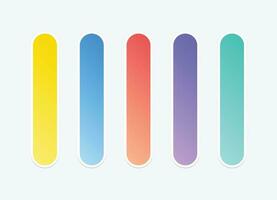 25 Vector colorful gradient collection