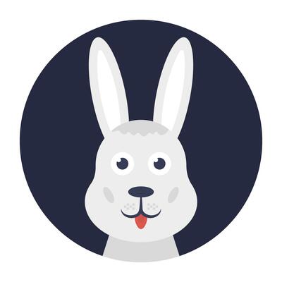 A gregarious burrowing plant-eating mammal, with long ears, long hind legs and a short tail, rabbit