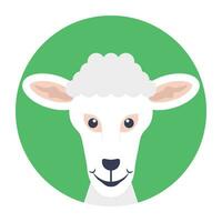 Lamb, it may refer to a young sheep vector