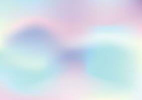 Vector gradient mesh hologram background with vibrant colors.