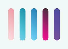 Vector colorful gradient collection. Holographic Background