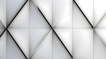 a white and black background with a geometric pattern. photo