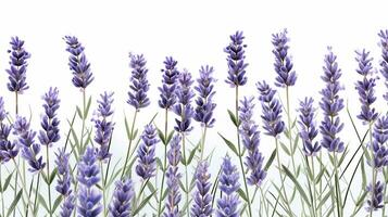 Lavender flower patterned background. Flower texture background. Generative AI photo