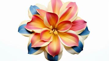 Harlequin flower patterned background. Flower texture background. Generative AI photo