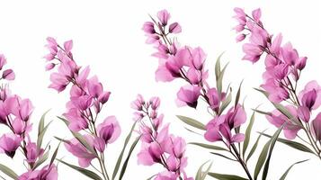 Fireweed flower patterned background. Flower texture background. Generative AI photo