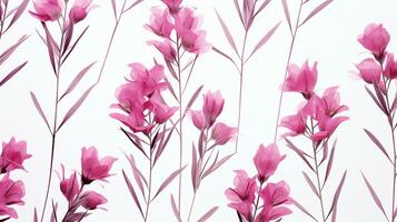 Fireweed flower patterned background. Flower texture background. Generative AI photo