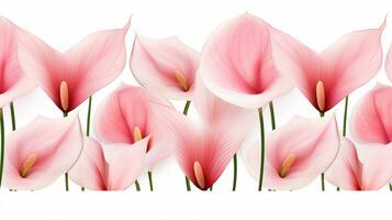 Flamingo flower patterned background. Flower texture background. Generative AI photo