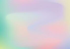 Vector gradient mesh hologram background with vibrant colors.