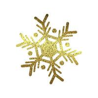 Vector glittery snowflake christmas element vector