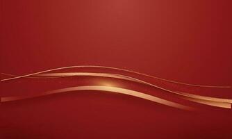 Vector abstract vector luxury red and gold background modern creative concept