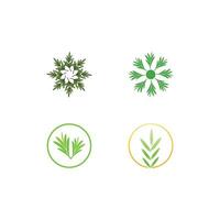 Rosemary  logo vector illustration template business element and symbol design