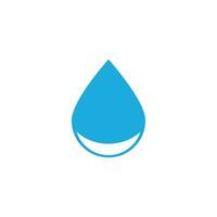 agua soltar logo vector ilustración diseño