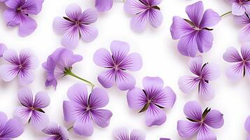 Cranesbill flower patterned background. Flower texture background. Generative AI photo