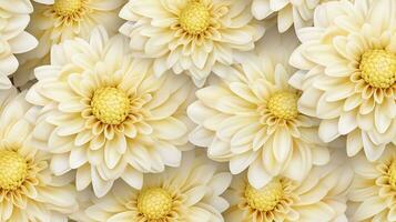 Chrysanthemum flower patterned background. Flower texture background. Generative AI photo