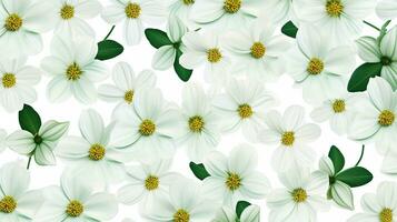 Chrysopsis flower patterned background. Flower texture background. Generative AI photo