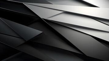 black and white abstract background with triangles. photo