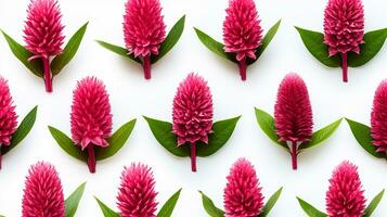 Celosia flower patterned background. Flower texture background. Generative AI photo