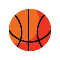 vector baloncesto logo naranja pelota.