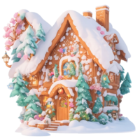 Gingerbread house clip art png