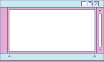 Vector linear vintage vaporwave background
