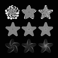 vector abstract 3d design elements collection vector,