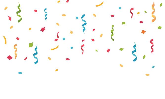 Birthday Confetti Background Vector Art, Icons, and Graphics for Free