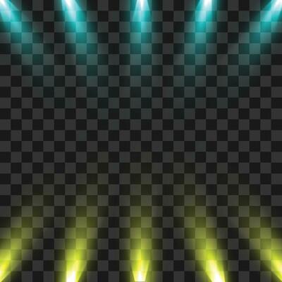 Vector stage lighting effects