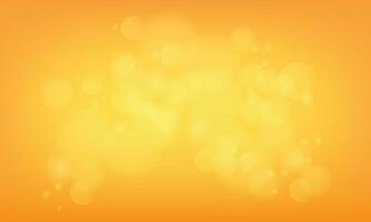 Vector abstract orange background with light bokeh vector illustration