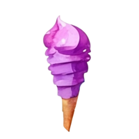 Ice cream cone on background png