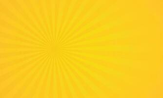 Vector yellow sunburst background design