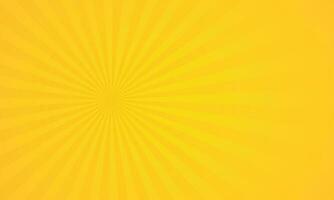 Vector yellow sunburst background design