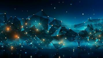 Cosmic Connections. Exploring the Interplay of Abstract Polygons and Geometric Shapes photo