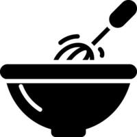 solid icon for stir vector