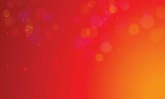 Vector red background with glowing sparkle bokeh