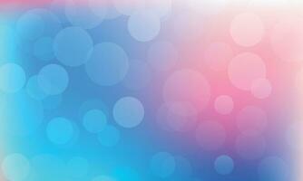 Vector gradient background with bokeh effect