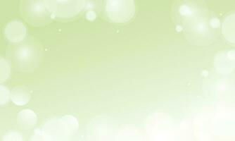 Vector bokeh green abstract background