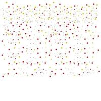 Realistic colorful confetti background vector