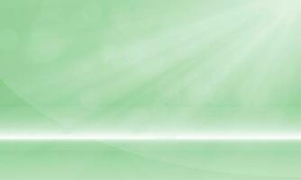 Vector abstract green background with light bokeh vector illustration