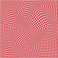 abstract red dot grid wave pattern, perfect for background, wallpaper vector