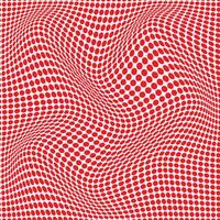 abstract red dot grid wave pattern, perfect for background, wallpaper vector