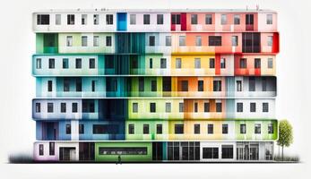 Free photo of real estate or property for template, social media design, architect designing and building a model house.