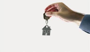 Free photo of real estate or property for template, social media design, architect designing and building a model house.
