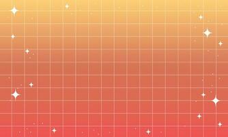 Vector grainy vector mesh gradient with white retro stars. abstract background in y2k aesthetic